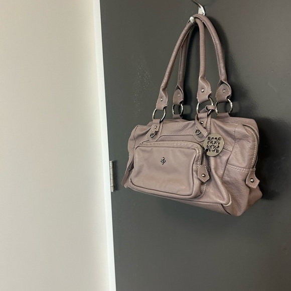 Patrick Cox mauve/gray/purple large Shoulder Bag with Slouchy Design- EUC!!! - Picture 4 of 16